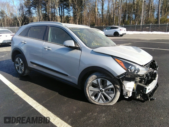 2020 Kia Niro EX with VIN KNDCC3LG1L5076154, listed as a IAAI auction lot 38402791 with Not Provided miles and . Bid and sale history available at DreamBid. Image 1.