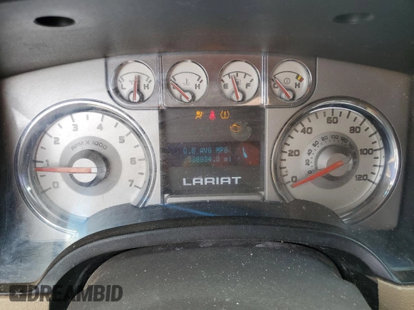 2009 Ford F-150 XL with VIN 1FTPW14V69FB18458, listed as a Copart auction lot 55684195 with 338,034 mi miles and Salvage title. Bid and sale history available at DreamBid. Image 9.