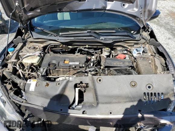 2018 Honda Civic EX with VIN 19XFC2F76JE027598, listed as a Copart auction lot 52301385 with 128,854 mi miles and Salvage Title. Bid and sale history available at DreamBid. Image 12.