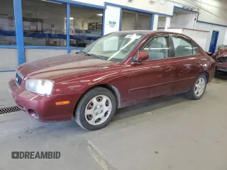 2001 Hyundai Elantra GLS z VIN KMHDN45D71U140221, wystawiony jako Copart lot #54695955 z przebiegiem 107 725 mil mil oraz Szkoda całkowita • Salvage title. Historia ofert i sprzedaży dostępna na DreamBid. Obrazek 1.