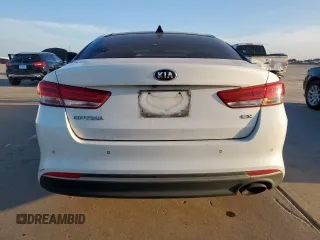 2016 Kia Optima EX with VIN 5XXGU4L30GG098066, listed as a Copart auction lot 62771145 with 102,098 mi miles and Salvage title. Bid and sale history available at DreamBid. Image 6.