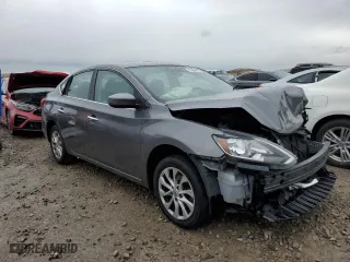 2019 Nissan Sentra SV with VIN 3N1AB7AP0KY279741, listed as a Copart auction lot 47864045 with 0 mi miles and Salvage Title. Bid and sale history available at carsss.com. Image 4.