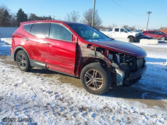 2017 Hyundai Santa Fe Sport 2.4L with VIN 5XYZTDLB6HG451412, listed as a IAAI auction lot 41628482 with NaN miles. Bid and sale history available at carsss.com. Image 1.