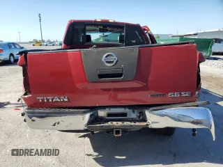 2008 Nissan Titan SE with VIN 1N6BA07D78N326338, listed as a Copart auction lot 52522195 with 198,863 mi miles and Salvage Title. Bid and sale history available at carsss.com. Image 6.