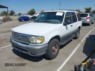 1998 Mercury Mountaineer with VIN 4M2ZU52P9WUJ11869, listed as a IAAI auction lot 42762225 with 241,105 mi miles and . Bid and sale history available at DreamBid. Image 2.