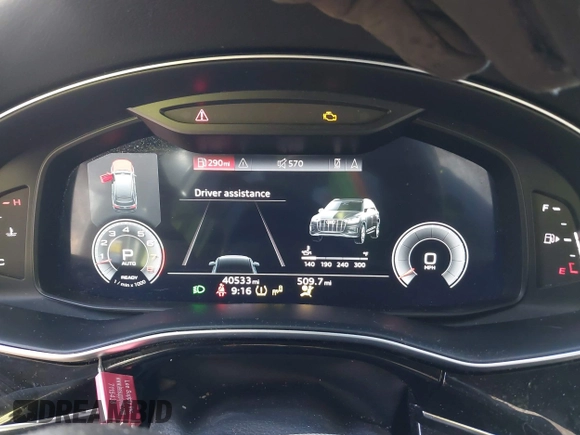 2022 Audi Q7 Premium Plus with VIN WA1LXBF74ND017516, listed as a IAAI auction lot 41814246 with 40,533 mi miles and . Bid and sale history available at DreamBid. Image 7.