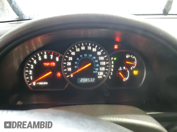 2005 Suzuki XL-7 LX with VIN JS3TY92V754100312, listed as a Copart auction lot 44561375 with 208,532 mi miles and Salvage Title. Bid and sale history available at carsss.com. Image 9.