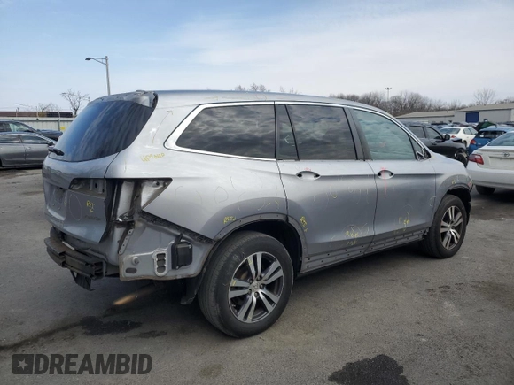 2016 Honda Pilot EX-L with VIN 5FNYF6H50GB028154, listed as a Copart auction lot 47407005 with Not Provided miles and Salvage Title. Bid and sale history available at DreamBid. Image 3.