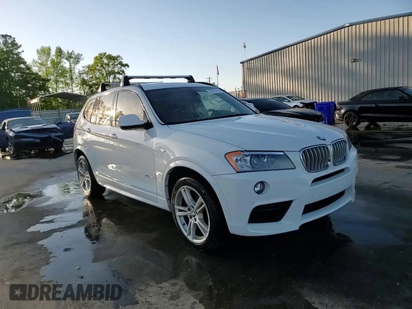 2013 BMW X3 xDrive35i with VIN 5UXWX7C54DL980857, listed as a Copart auction lot 52776115 with 88,363 mi miles and Salvage Title. Bid and sale history available at DreamBid. Image 14.