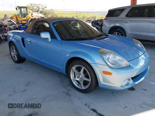 2003 Toyota MR2 with VIN JTDFR320130057360, listed as a IAAI auction lot 41696384 with 52,621 mi miles and . Bid and sale history available at DreamBid. Image 1.