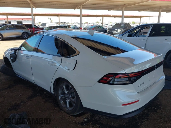 2024 Honda Accord EX with VIN 1HGCY1F31RA039573, listed as a IAAI auction lot 42227230 with Not provided miles and . Bid and sale history available at DreamBid. Image 3.