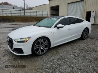 2019 Audi A7 Prestige with VIN WAUV2BF20KN113714, listed as a Copart auction lot 80414724 with 90,797 mi miles and Salvage Title. Bid and sale history available at carsss.com. Image 1.