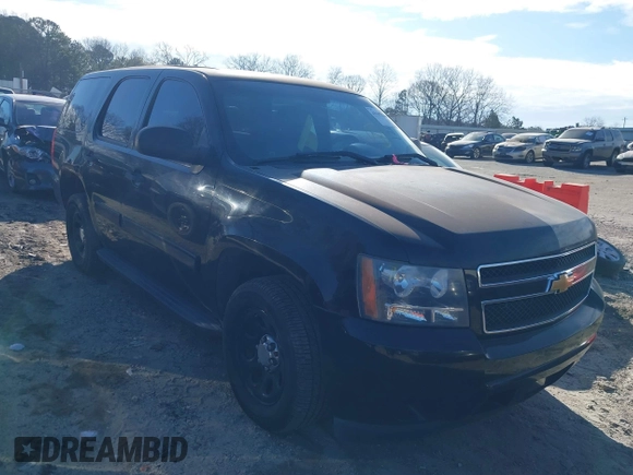 2012 Chevrolet Tahoe Commercial with VIN 1GNLC2E04CR191339, listed as a IAAI auction lot 41642943 with 152,941 mi miles and . Bid and sale history available at DreamBid. Image 1.