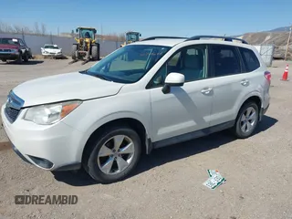 2014 Subaru Forester 2.5i Premium with VIN JF2SJACC8EG404777, listed as a IAAI auction lot 41749698 with 110,001 mi miles. Bid and sale history available at carsss.com. Image 2.