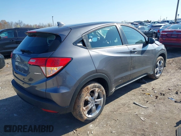 2021 Honda HR-V LX with VIN 3CZRU6H37MM739666, listed as a IAAI auction lot 41994650 with 69,555 mi miles. Bid and sale history available at carsss.com. Image 4.