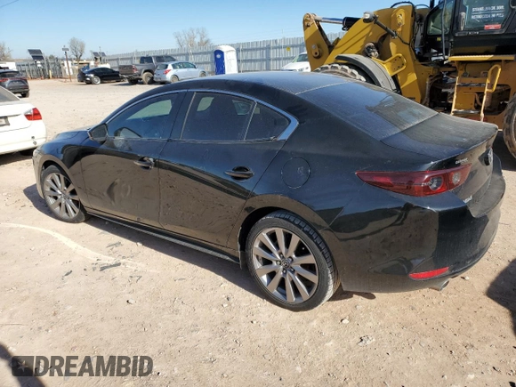 2019 Mazda 3 Select with VIN JM1BPACLXK1110454, listed as a Copart auction lot 87614775 with 19,322 mi miles and Salvage Title. Bid and sale history available at carsss.com. Image 2.