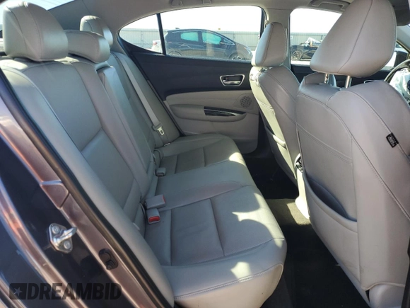 2018 Acura TLX w/Technology Pkg with VIN 19UUB1F57JA005679, listed as a Copart auction lot 87848785 with 0 mi miles and Salvage Title. Bid and sale history available at carsss.com. Image 10.