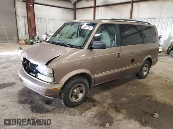 2000 Chevrolet Astro with VIN 1GNDM19W9YB201177, listed as a Copart auction lot 76337184 with 159,661 mi miles and Clean Title. Bid and sale history available at carsss.com. Image 1.