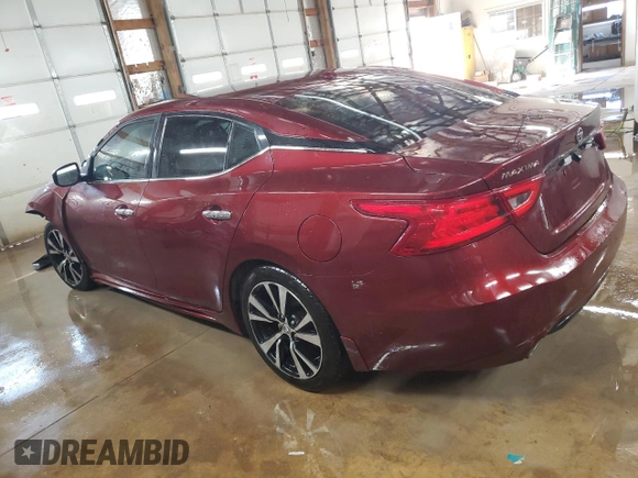 2017 Nissan Maxima Platinum with VIN 1N4AA6AP7HC444850, listed as a Copart auction lot 72166254 with 133,459 mi miles and Salvage Title. Bid and sale history available at DreamBid. Image 2.