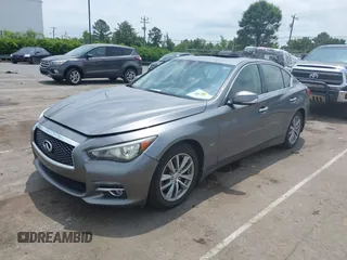 2017 Infiniti Q50 Premium with VIN JN1EV7AR3HM840309, listed as a IAAI auction lot 42301106 with 90,177 mi miles and . Bid and sale history available at DreamBid. Image 2.