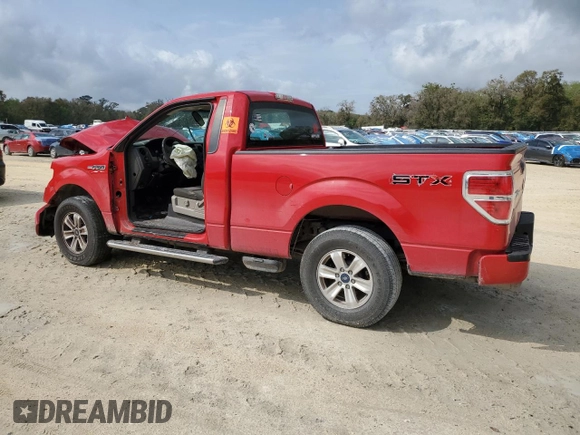 2009 Ford F-150 XL with VIN 1FTRF12W89KB16691, listed as a Copart auction lot 48011105 with 102,080 mi miles and Salvage Title. Bid and sale history available at carsss.com. Image 2.