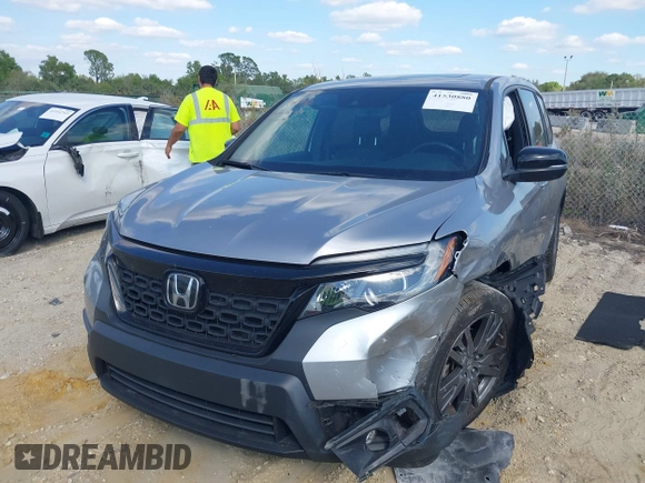 2021 Honda Passport EX-L with VIN 5FNYF7H50MB011436, listed as a IAAI auction lot 41530880 with 46,424 mi miles. Bid and sale history available at carsss.com. Image 17.