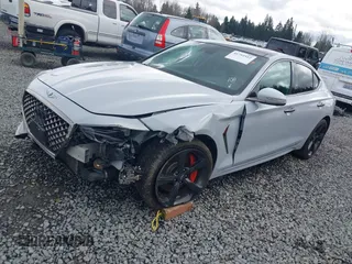 2019 Genesis G70 3.3T Advanced with VIN KMTG74LE6KU014118, listed as a IAAI auction lot 41752512 with 51,817 mi miles. Bid and sale history available at carsss.com. Image 18.