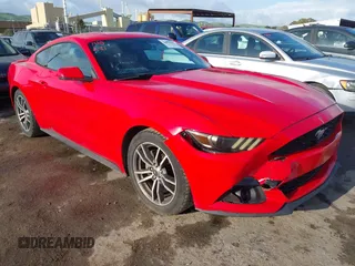 2017 Ford Mustang EcoBoost z VIN 1FA6P8TH2H5282376, wystawiony jako IAAI lot #41884996 z przebiegiem 104 368 mil mil oraz . Historia ofert i sprzedaży dostępna na DreamBid. Obrazek 1.