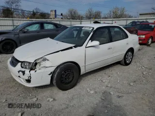 2001 Toyota Corolla CE with VIN 2T1BR12E11C464998, listed as a Copart auction lot 50873785 with 126,390 mi miles and Non repairable. Bid and sale history available at DreamBid. Image 1.