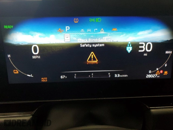 2024 Kia Niro Wind with VIN KNDCR3L17R5123044, listed as a Copart auction lot 52991075 with 28,027 mi miles and Clean Title. Bid and sale history available at DreamBid. Image 9.