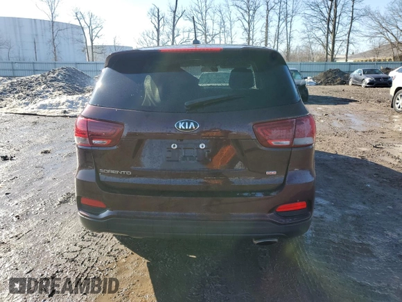 2019 Kia Sorento LX with VIN 5XYPGDA31KG508744, listed as a Copart auction lot 49115785 with 84,601 mi miles and Salvage Title. Bid and sale history available at DreamBid. Image 6.