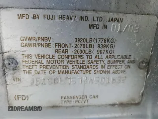 2004 Subaru Impreza Sedan (Natl) RS with VIN JF1GD67574H501682, listed as a Copart auction lot 45805955 with 210,819 mi miles and Salvage Title. Bid and sale history available at carsss.com. Image 12.