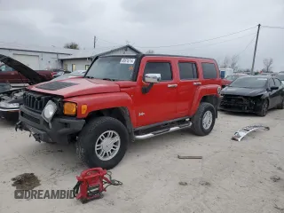 2006 Hummer H3 with VIN 5GTDN136368326659, listed as a Copart auction lot 80970214 with 197,305 mi miles and Salvage Title. Bid and sale history available at DreamBid. Image 1.