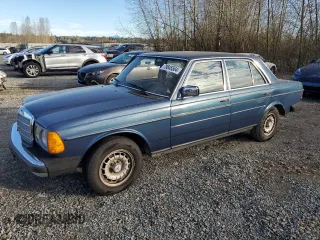 1983 Mercedes-Benz 300 with VIN WDBAB33A6DB024042, listed as a Copart auction lot 79846584 with 162,503 mi miles and Salvage Title. Bid and sale history available at carsss.com. Image 1.
