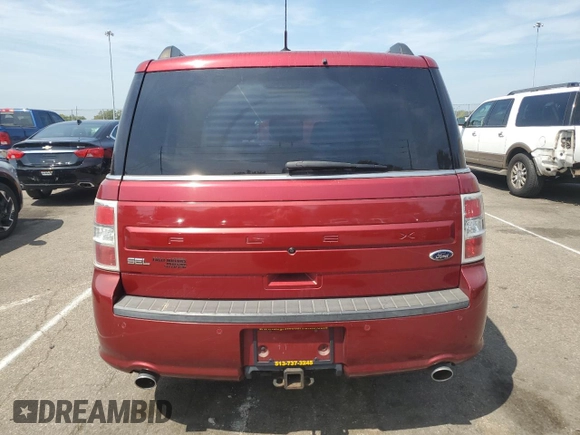 2014 Ford Flex SEL z VIN 2FMGK5C87EBD07528, wystawiony jako Copart lot #70021624 z przebiegiem 210 232 mil mil oraz Szkody całkowita. Historia ofert i sprzedaży dostępna na DreamBid. Obrazek 6.