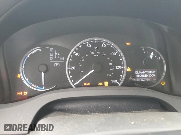 2011 Lexus CT 200h with VIN JTHKD5BH6B2029571, listed as a Copart auction lot 55640485 with 182,372 mi miles and Salvage Title. Bid and sale history available at DreamBid. Image 9.