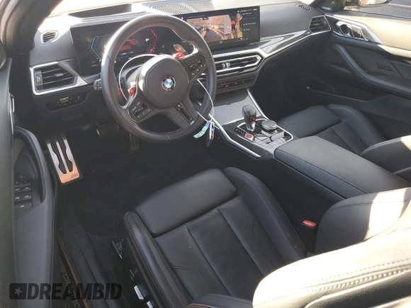 2024 BMW M4 Competition xDrive with VIN WBS33BA03RCP76190, listed as a Copart auction lot 45919225 with 6,920 mi miles and Salvage title. Bid and sale history available at DreamBid. Image 8.