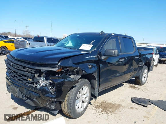 2022 Chevrolet Silverado 1500 Custom with VIN 1GCPABEK7NZ584501, listed as a IAAI auction lot 41623186 with 36,007 mi miles and . Bid and sale history available at DreamBid. Image 6.