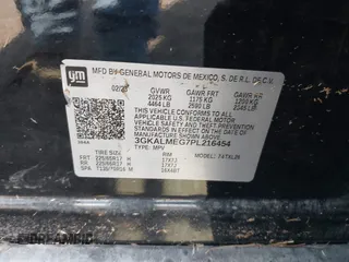 2023 GMC Terrain SLE with VIN 3GKALMEG7PL216454, listed as a IAAI auction lot 41923658 with Not provided miles and . Bid and sale history available at DreamBid. Image 9.
