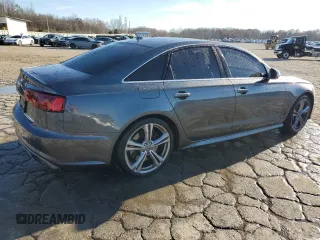 2018 Audi S6 Premium Plus with VIN WAUFFAFC3JN024942, listed as a Copart auction lot 85880764 with 54,599 mi miles and Salvage Title. Bid and sale history available at carsss.com. Image 3.