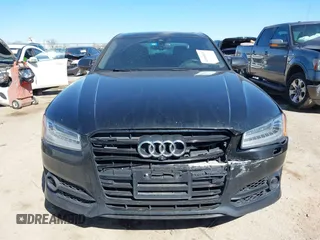 2017 Audi A8 L Sport with VIN WAU43AFD2HN000635, listed as a IAAI auction lot 41686835 with 91,203 mi miles. Bid and sale history available at carsss.com. Image 12.