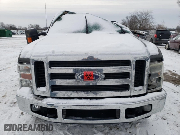 2008 Ford Super Duty F-250 SRW XL with VIN 1FTSX20YX8ED36243, listed as a Copart auction lot 45723875 with Not Provided miles and Salvage Title. Bid and sale history available at carsss.com. Image 5.