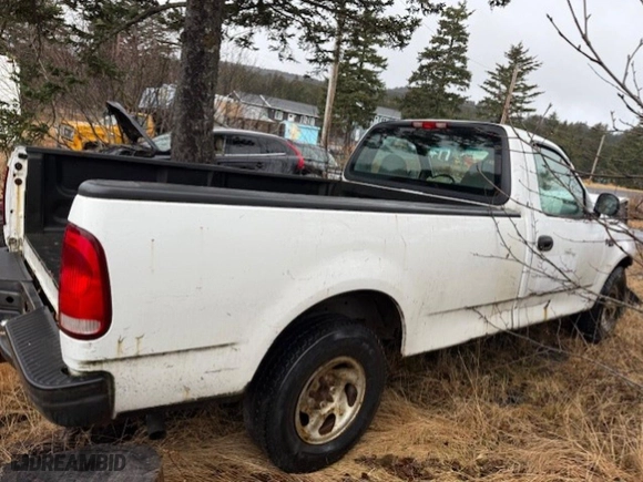 2002 Ford F-150 Heritage XL with VIN 2FTRF17222CA30325, listed as a Copart auction lot 44594185 with 0 mi miles and Salvage Title. Bid and sale history available at carsss.com. Image 3.