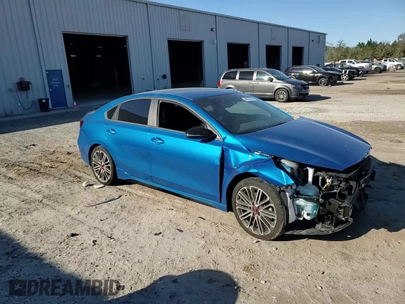 2023 Kia Forte GT with VIN 3KPF44AC1PE637916, listed as a Copart auction lot 48025595 with 30,213 mi miles and Salvage Title. Bid and sale history available at carsss.com. Image 11.
