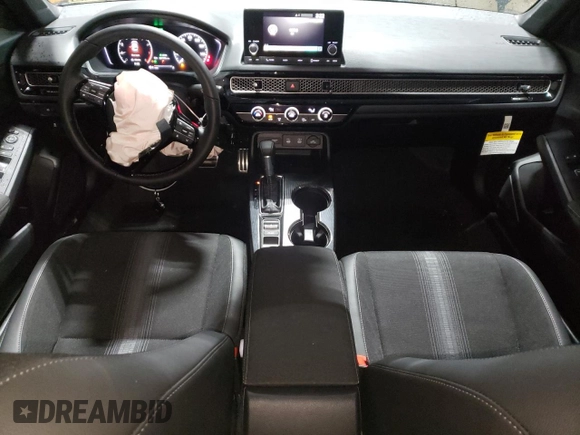 2025 Honda Civic Sport with VIN 2HGFE2F5XSH561722, listed as a Copart auction lot 54120165 with 1,576 mi miles and Salvage title. Bid and sale history available at DreamBid. Image 8.
