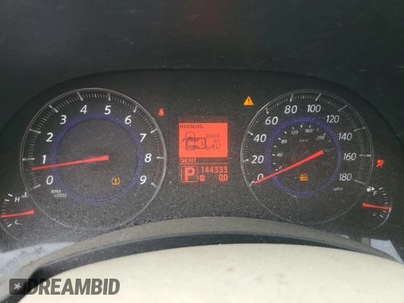 2009 Infiniti FX with VIN JNRAS18W89M150439, listed as a Copart auction lot 46363434 with 144,333 mi miles and Salvage title. Bid and sale history available at DreamBid. Image 9.