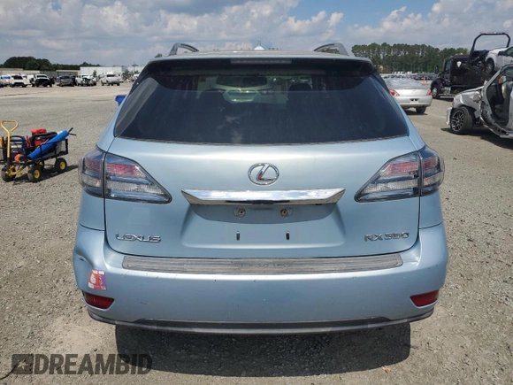 2010 Lexus RX with VIN 2T2BK1BA4AC018065, listed as a Copart auction lot 55466325 with Not Provided miles and Clean Title. Bid and sale history available at carsss.com. Image 6.