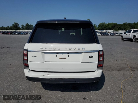2017 Land Rover Range Rover HSE z VIN SALGS2FV5HA366252, wystawiony jako Copart lot #61789545 z przebiegiem 84 786 mil mil oraz Czysty tytuł • Clean title. Historia ofert i sprzedaży dostępna na DreamBid. Obrazek 6.