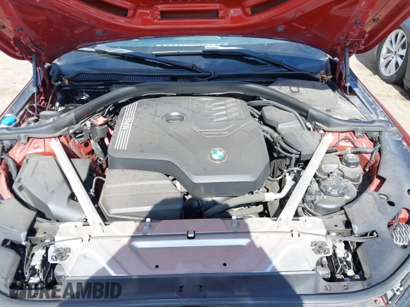2022 BMW 4 Series 430i with VIN WBA53AP04NCK23797, listed as a IAAI auction lot 41583184 with 42,069 mi miles and . Bid and sale history available at carsss.com. Image 10.