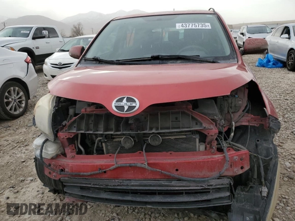 2009 Scion xD with VIN JTKKU10429J038352, listed as a Copart auction lot 43775735 with 160,408 mi miles and Salvage Title. Bid and sale history available at carsss.com. Image 5.